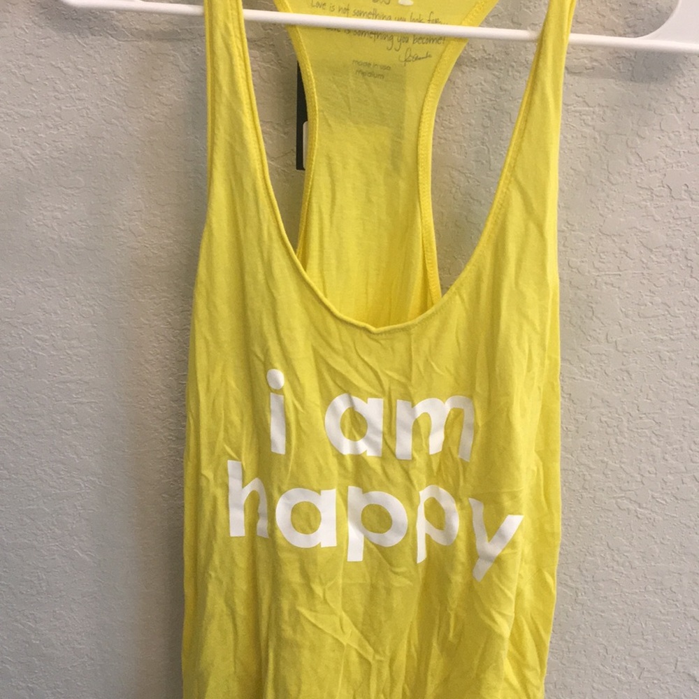 NWT Medium Peace Love World racerback tank